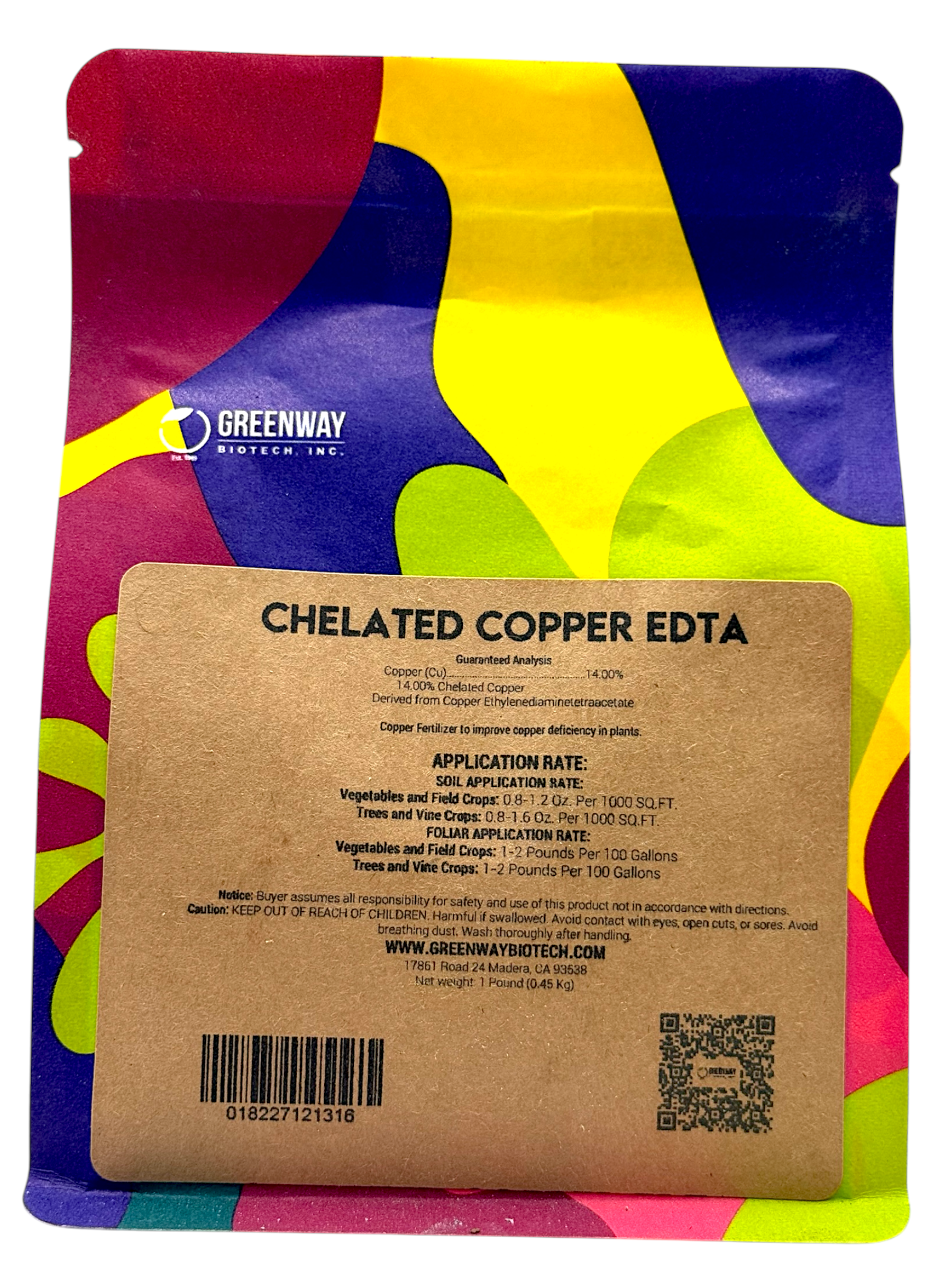 Chelated Copper EDTA Fertilizer - 14% Cu - Midwest Grow LLC