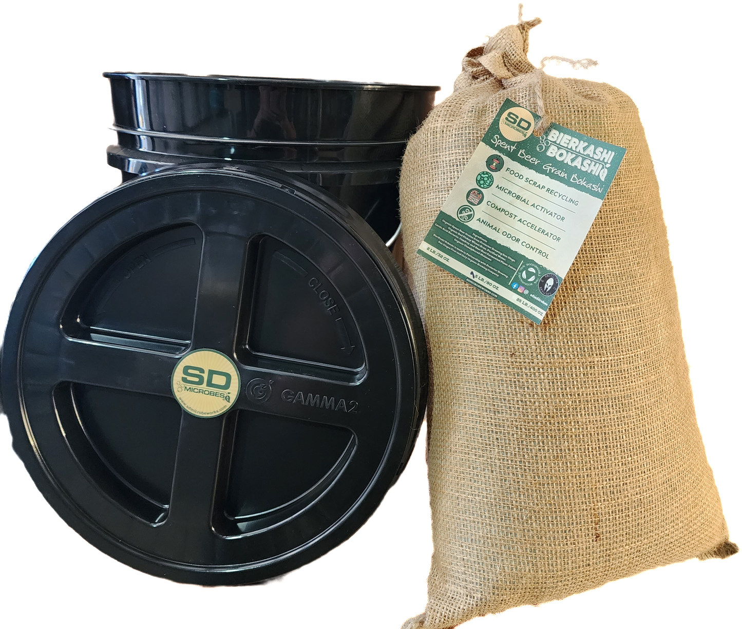 BierKashi Composting System (with BierKashi Bokashi) (Free Shipping) - Midwest Grow LLC