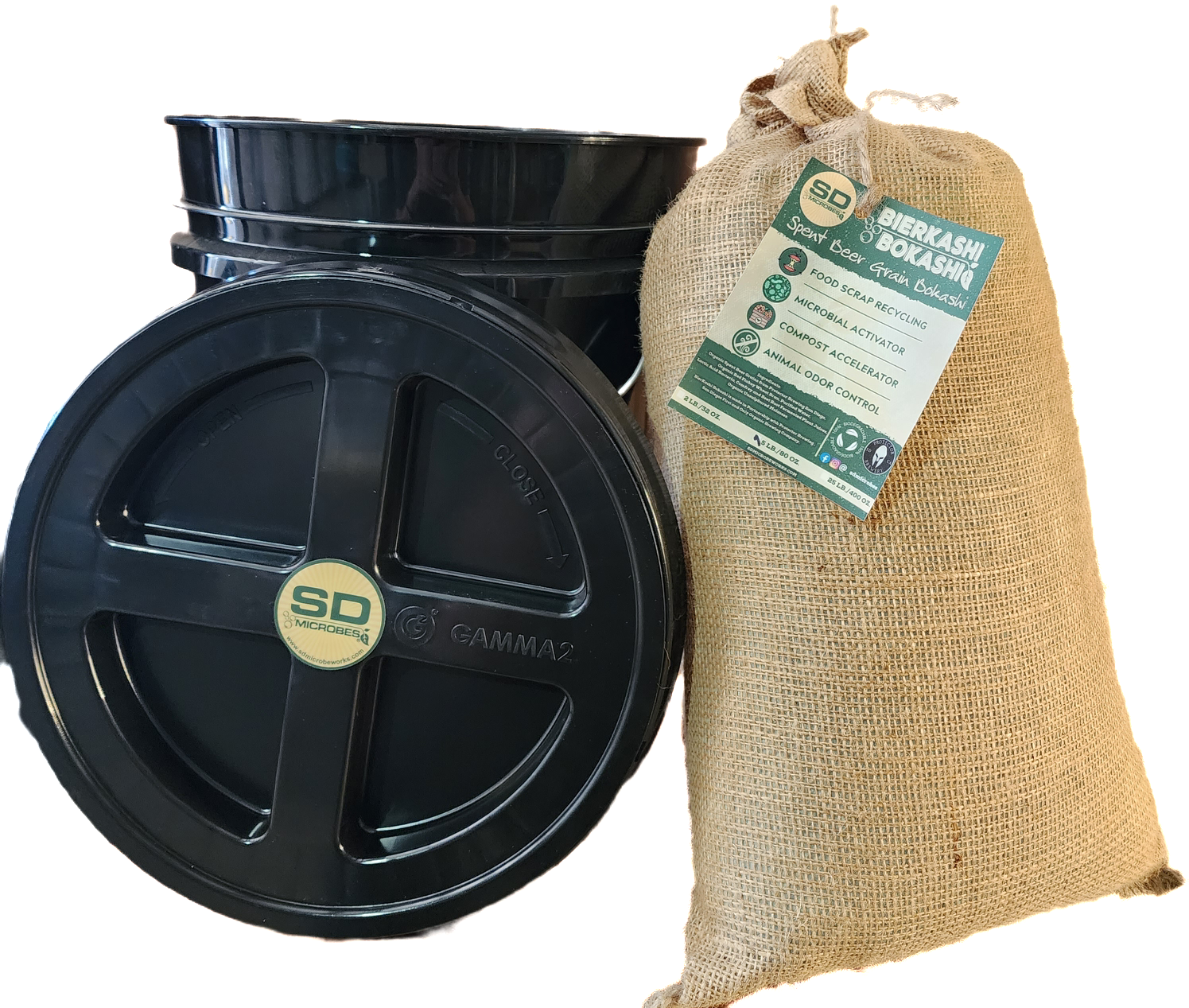 BierKashi Composting System (with BierKashi Bokashi) (Free Shipping) - Midwest Grow LLC