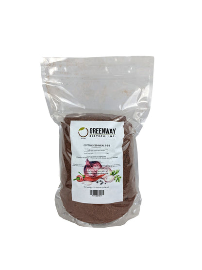 Organic Cottonseed Meal Fertilizer 5-2-1 - Midwest Grow LLC