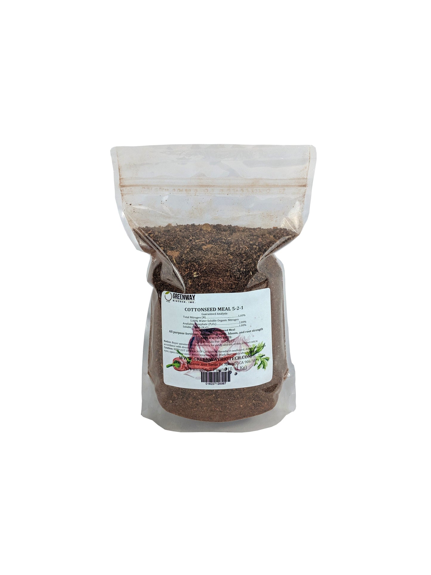 Organic Cottonseed Meal Fertilizer 5-2-1 - Midwest Grow LLC
