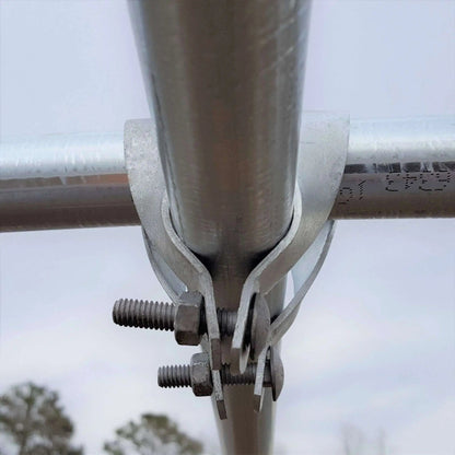 Greenhouse Cross Connectors - Galvanized Steel 1 3/8" - Midwest Grow LLC