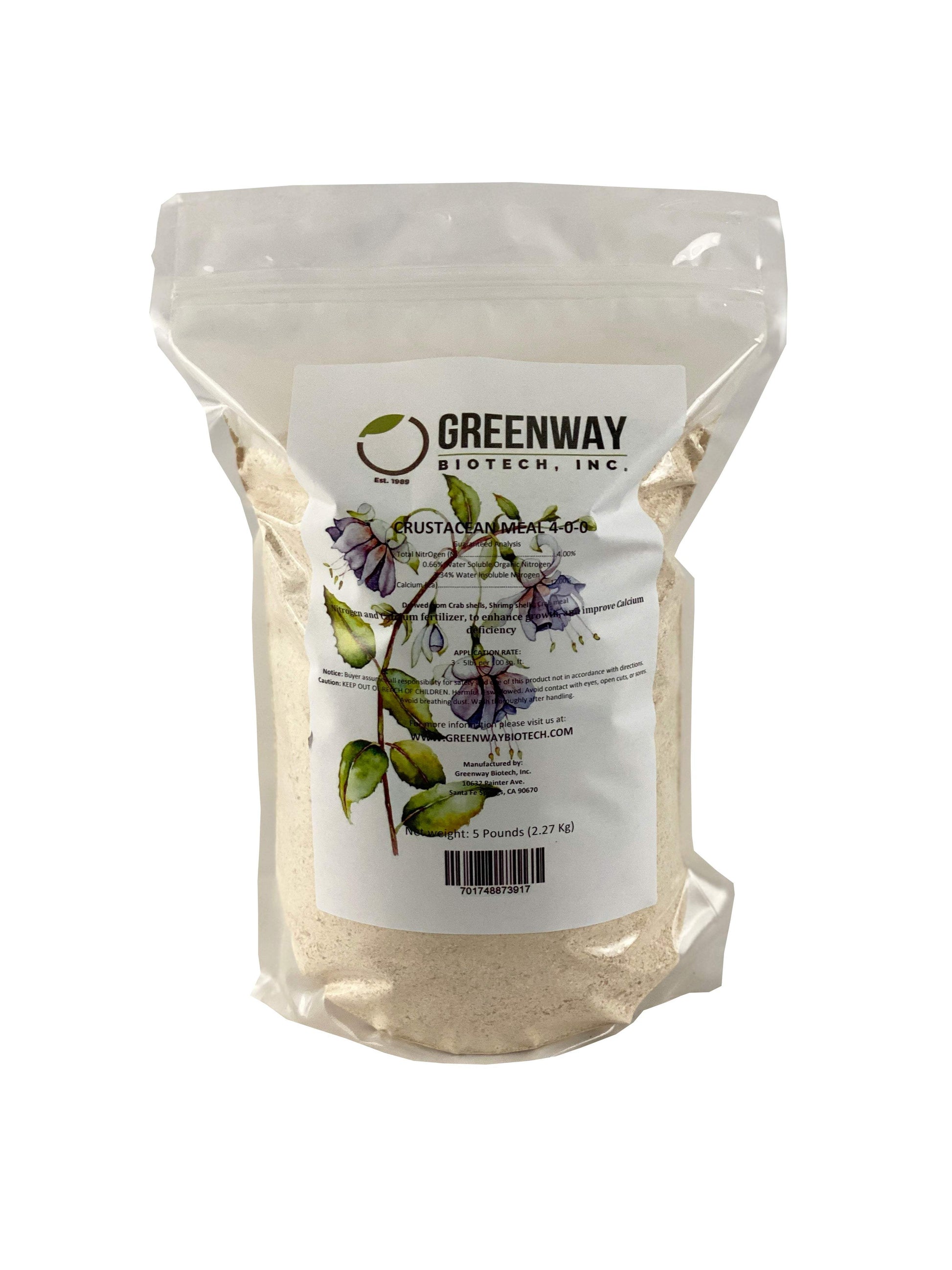 Crustacean Meal Fertilizer 4-0-0 - Midwest Grow LLC