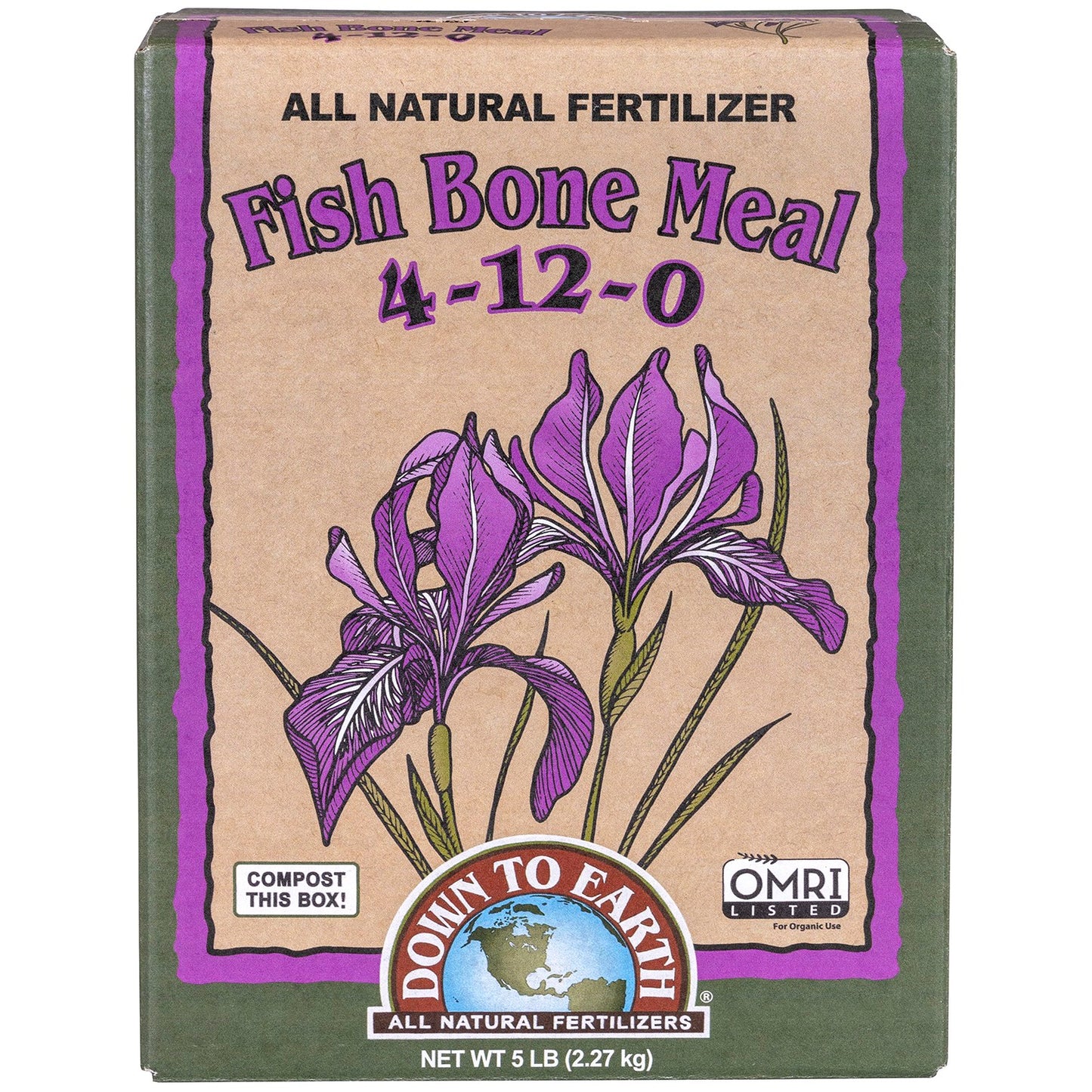 Down to Earth™ Fish Bone Meal 4-12-0 - 5lb