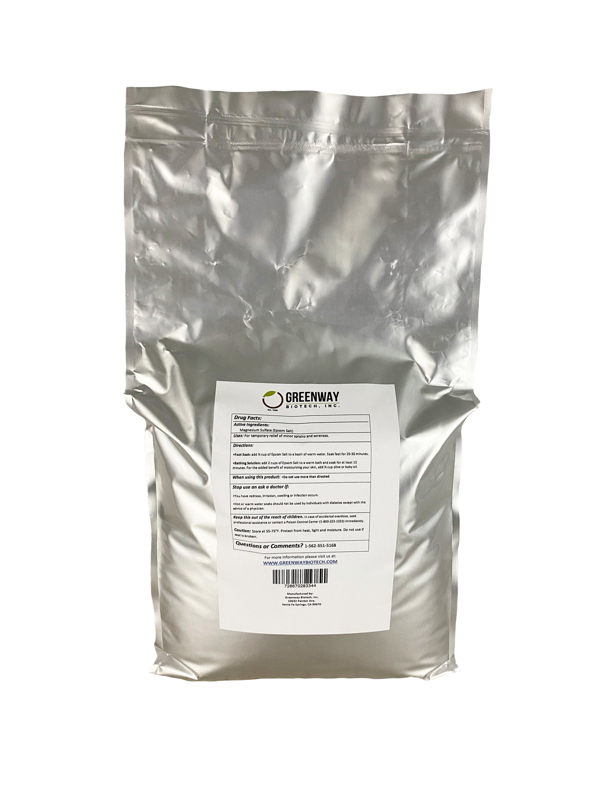 Epsom Salt (Magnesium Sulfate) | Organic & USP Grade - Midwest Grow LLC