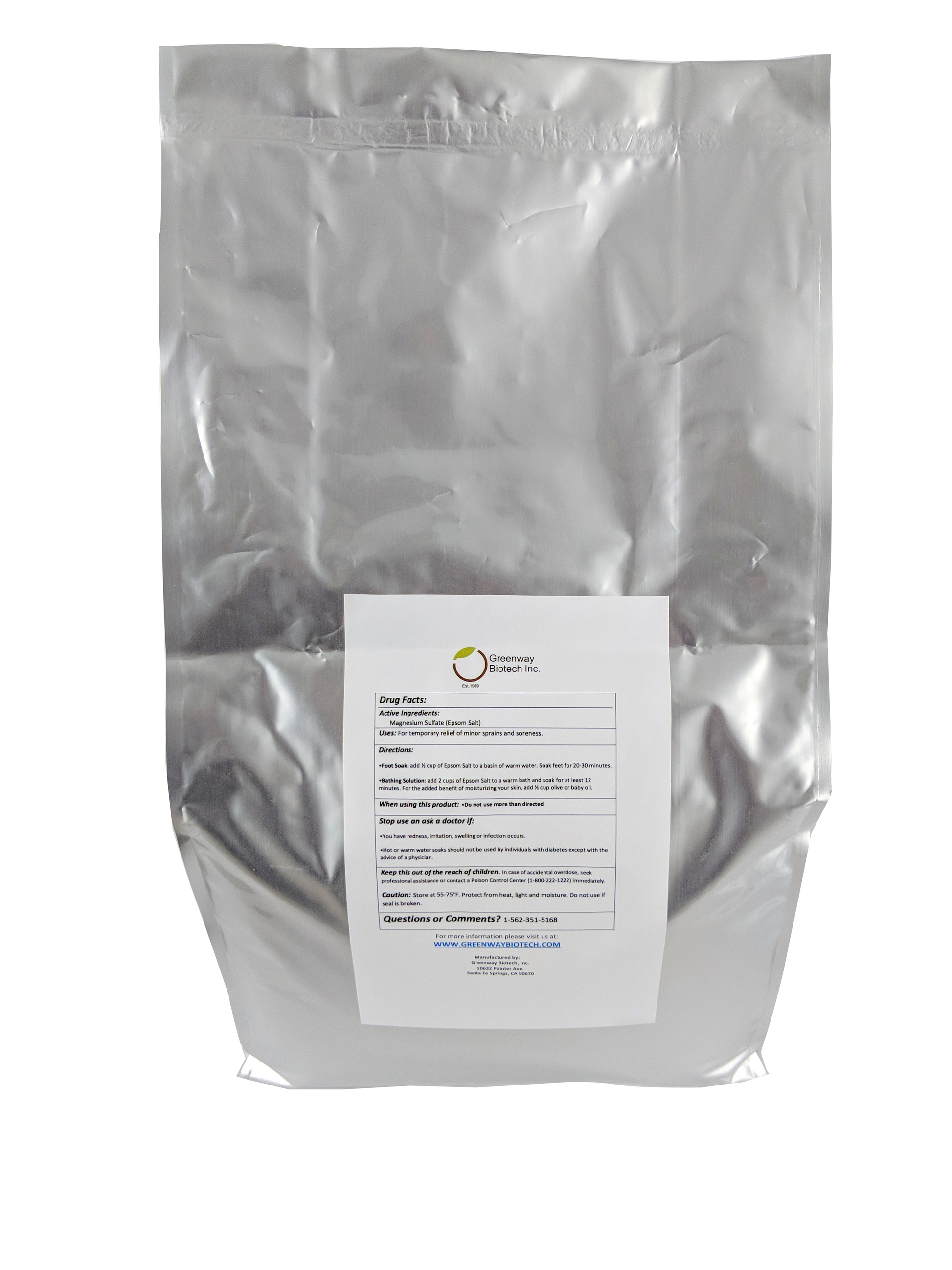Epsom Salt (Magnesium Sulfate) | Organic & USP Grade - Midwest Grow LLC