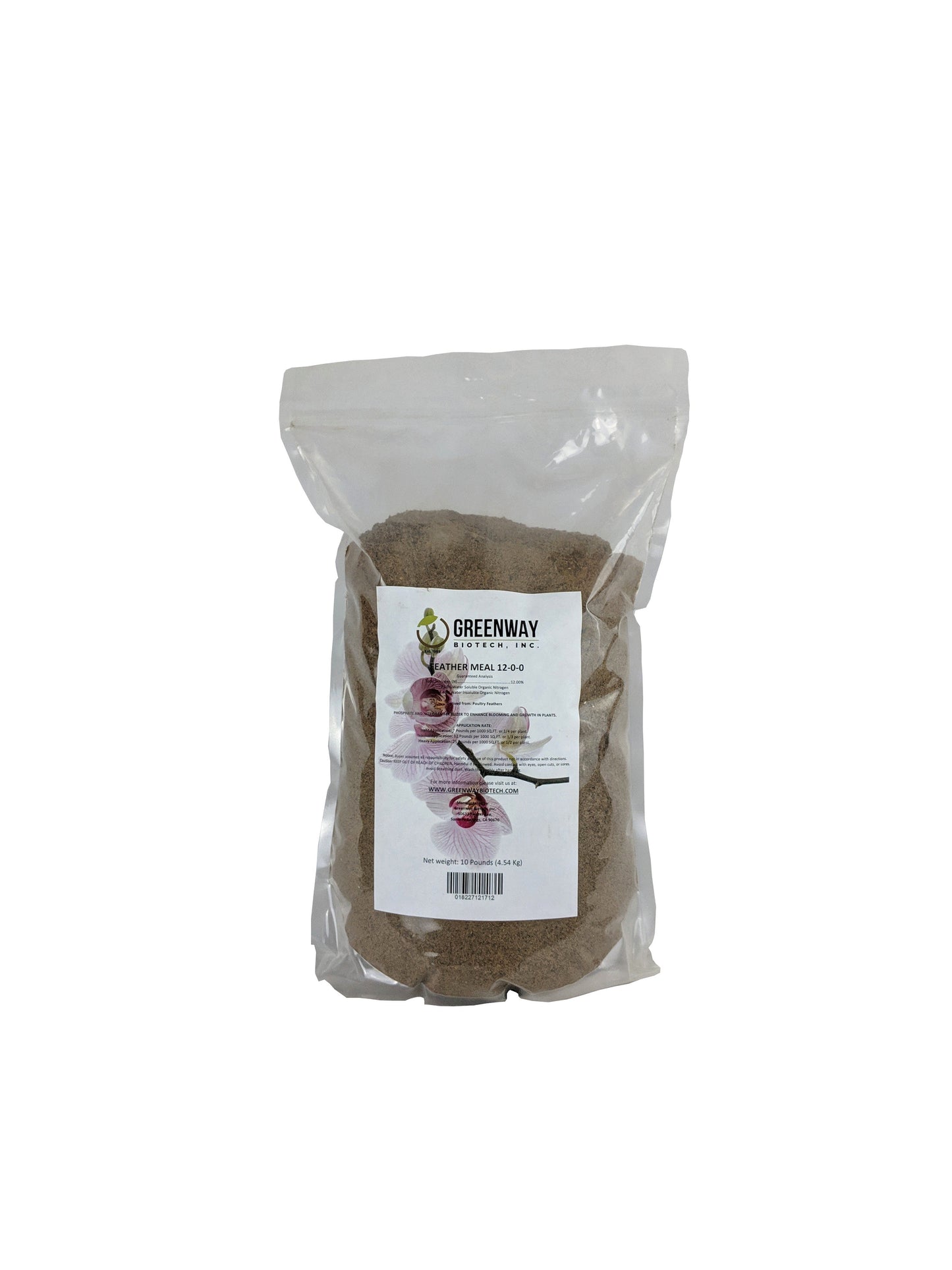 Feather Meal Fertilizer 12-0-0 - Midwest Grow LLC