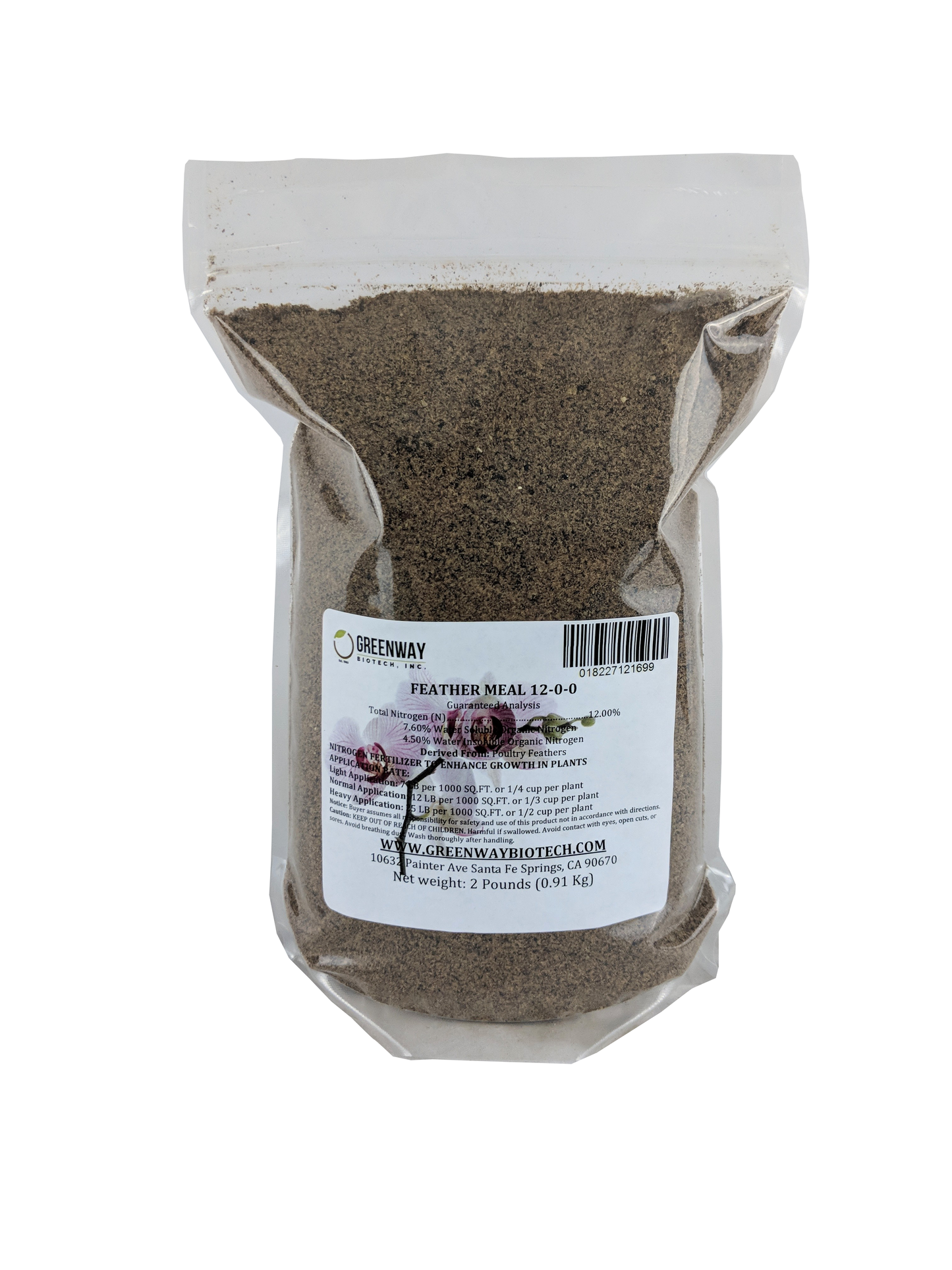 Feather Meal Fertilizer 12-0-0 - Midwest Grow LLC