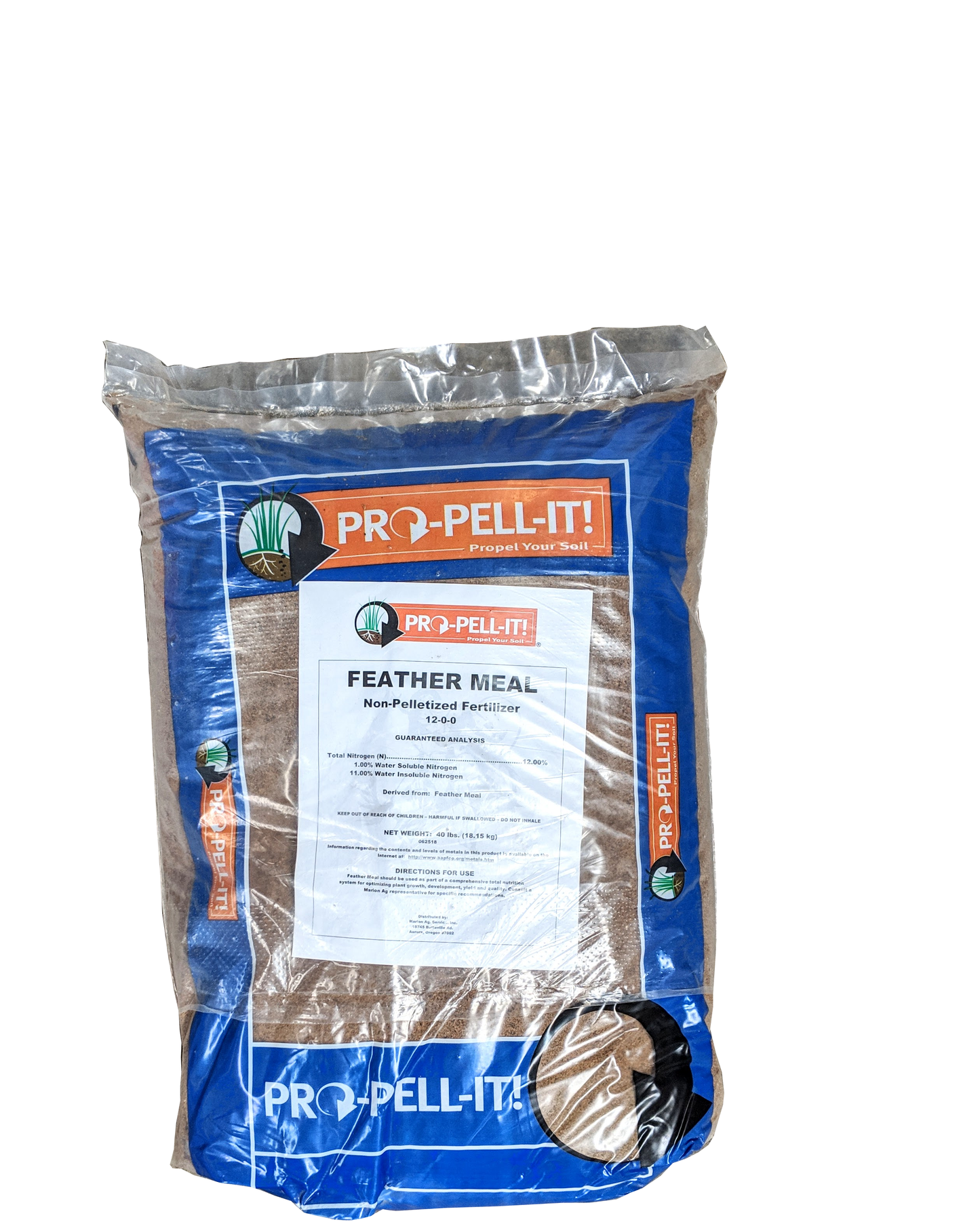 Feather Meal Fertilizer 12-0-0 - Midwest Grow LLC