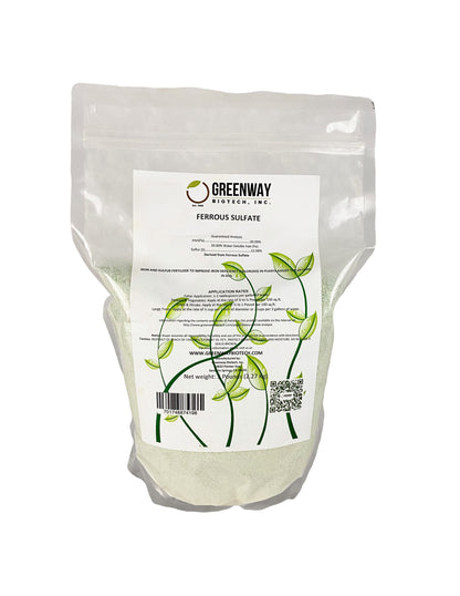 Organic Ferrous Sulfate (Iron Sulfate) | 20% Iron (Fe) - Midwest Grow LLC