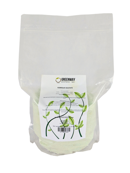 Organic Ferrous Sulfate (Iron Sulfate) | 20% Iron (Fe) - Midwest Grow LLC