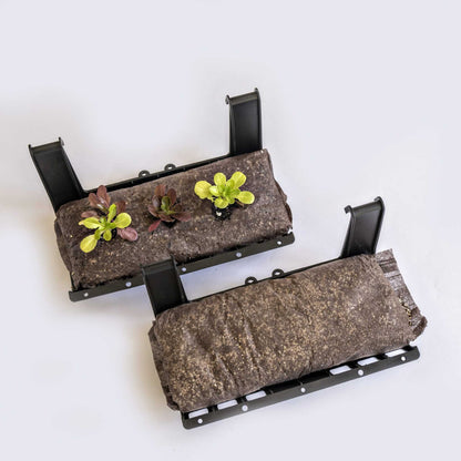 Filled Ellepot Pouches for Vertical Gardens - Midwest Grow LLC