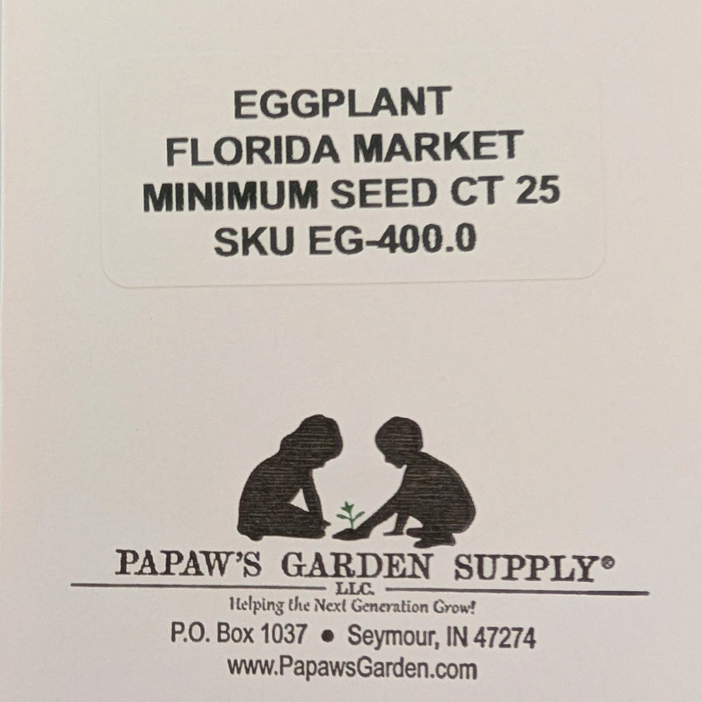 Florida Market Egg Plant Seed
