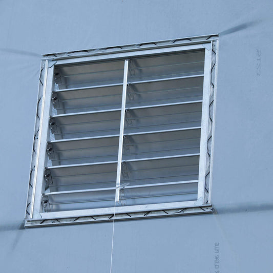 Greenhouse Aluminum Intake Shutter - Midwest Grow LLC
