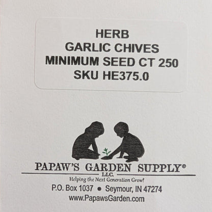 Herb, Garlic Chive Seeds