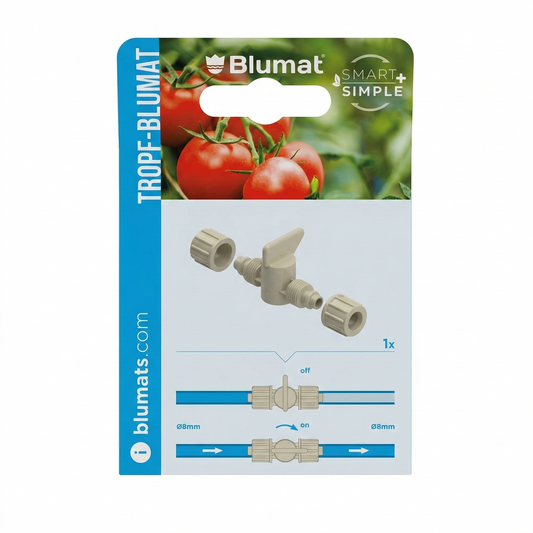 Shut-Off Valve 8-8 mm - Midwest Grow LLC