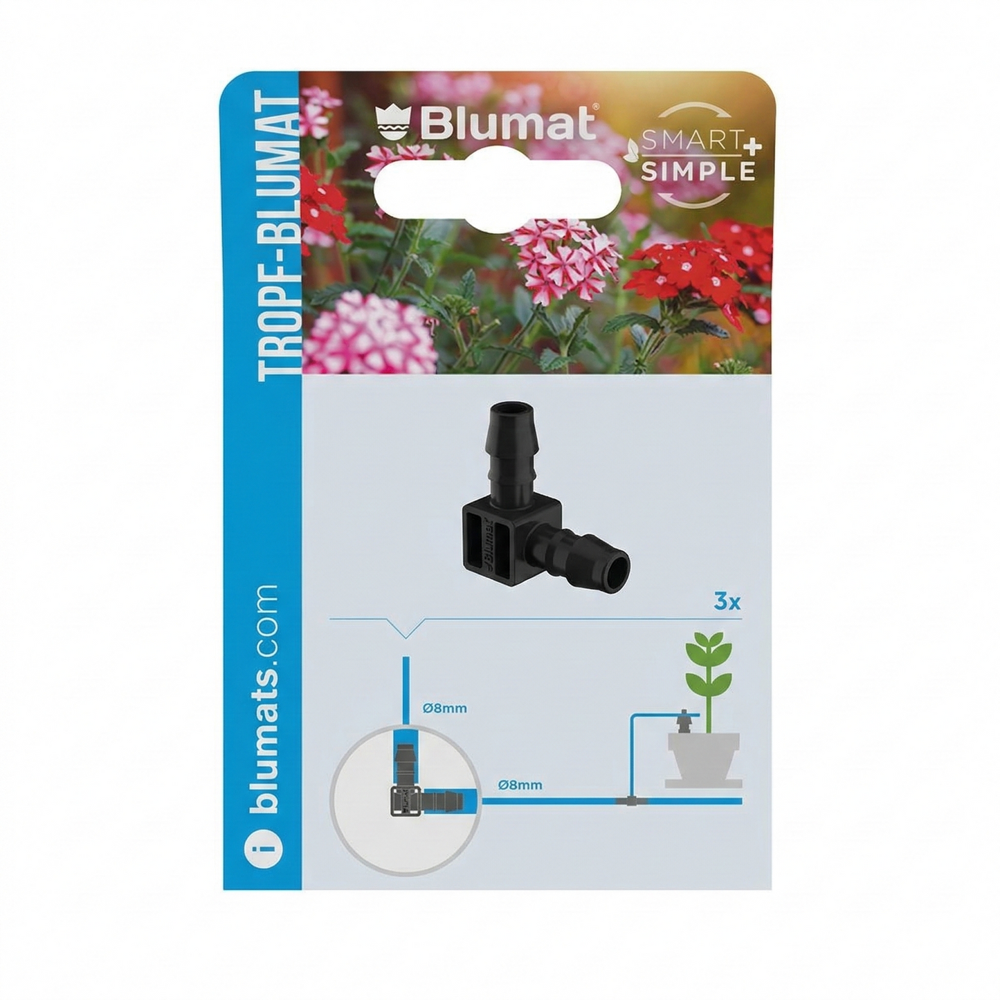 Elbow 8-8 mm