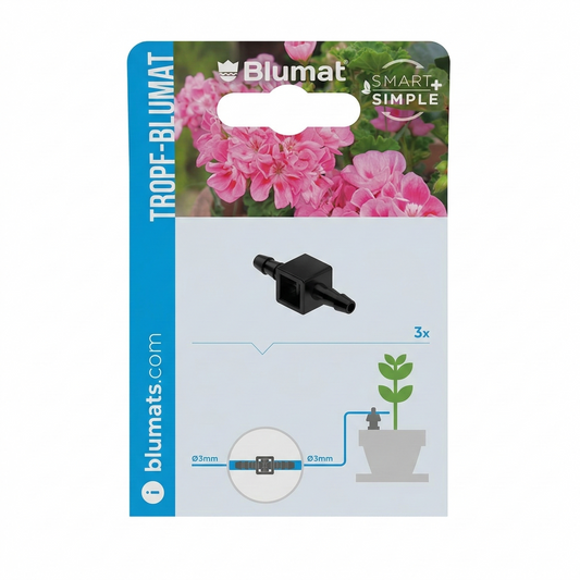 Mini-Hose Union 3-3 mm - Midwest Grow LLC