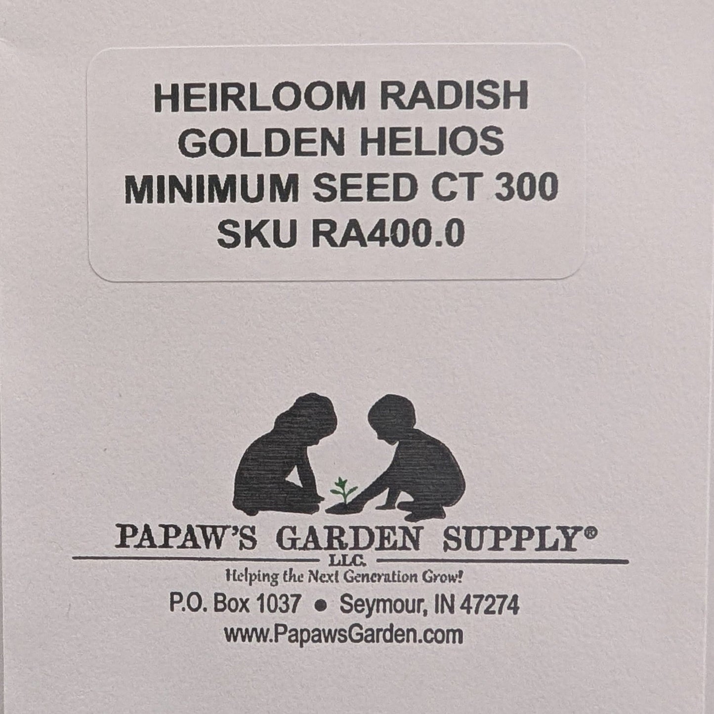 Golden Helios Radish Seeds