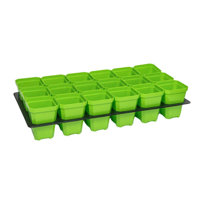3.3" Heavy Duty Seed Starting Pots with Inserts - Midwest Grow LLC