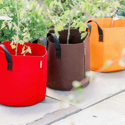 Grow Bags - 7 Gallon Colored Fabric Pots - Midwest Grow LLC