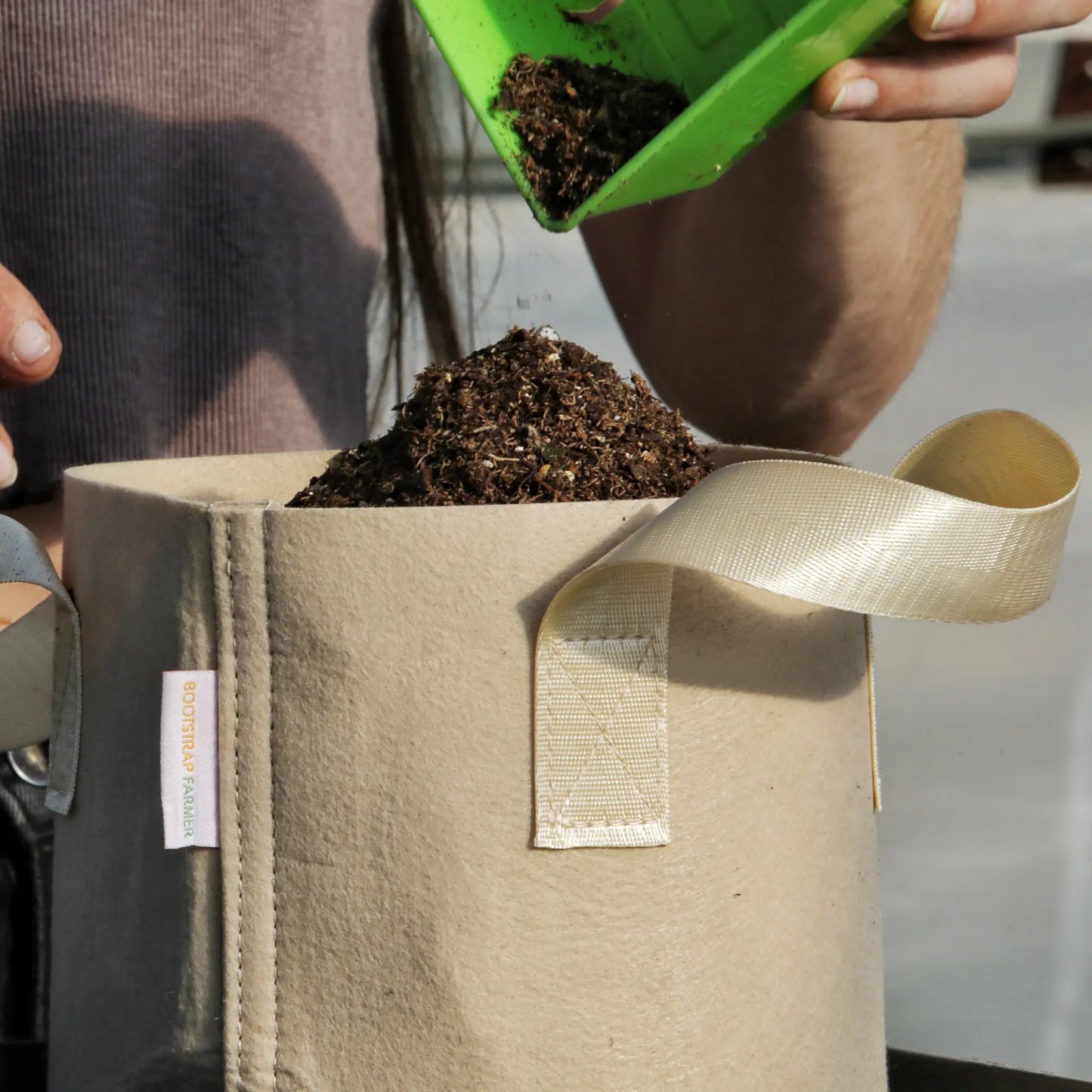 2 Gal Grow Bag - Tan - Midwest Grow LLC