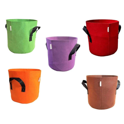 Grow Bags - 7 Gallon Colored Fabric Pots - Midwest Grow LLC
