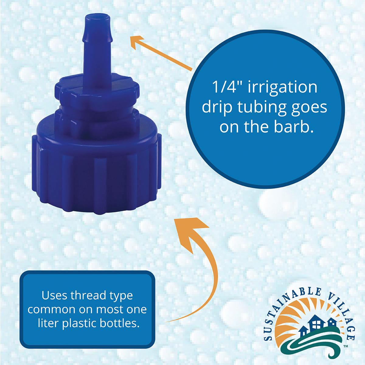 Bottle Cap Adapter for Blumat Systems - Midwest Grow LLC