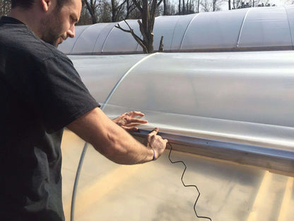 Greenhouse PVC Coated Spring Wire Lock - Midwest Grow LLC