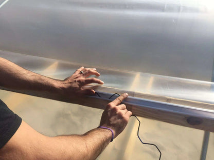 Greenhouse PVC Coated Spring Wire & Lock Channel Bundle - Midwest Grow LLC