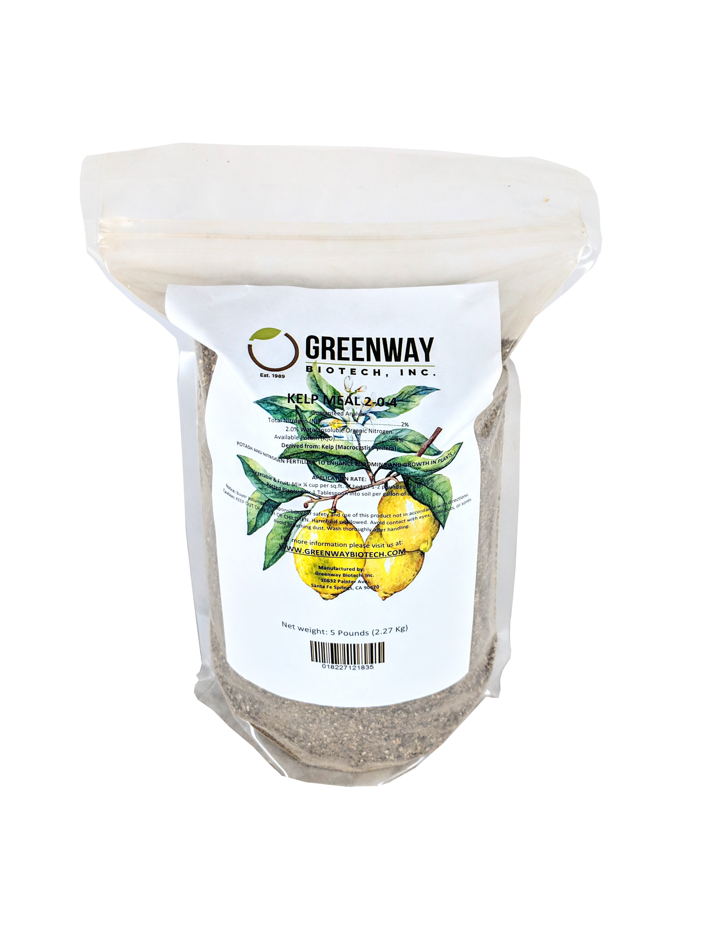 Kelp Meal Fertilizer 2-0-4 - Midwest Grow LLC