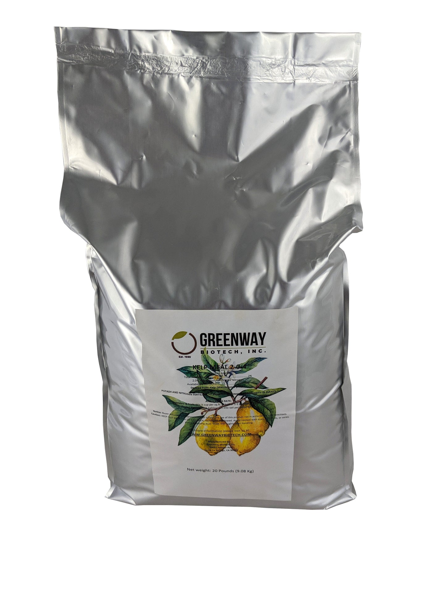 Kelp Meal Fertilizer 2-0-4 - Midwest Grow LLC