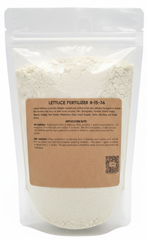 Lettuce Fertilizer 8-15-36 | Chelated Micronutrients | Hydroponics, Soil & Foliar Application - Midwest Grow LLC