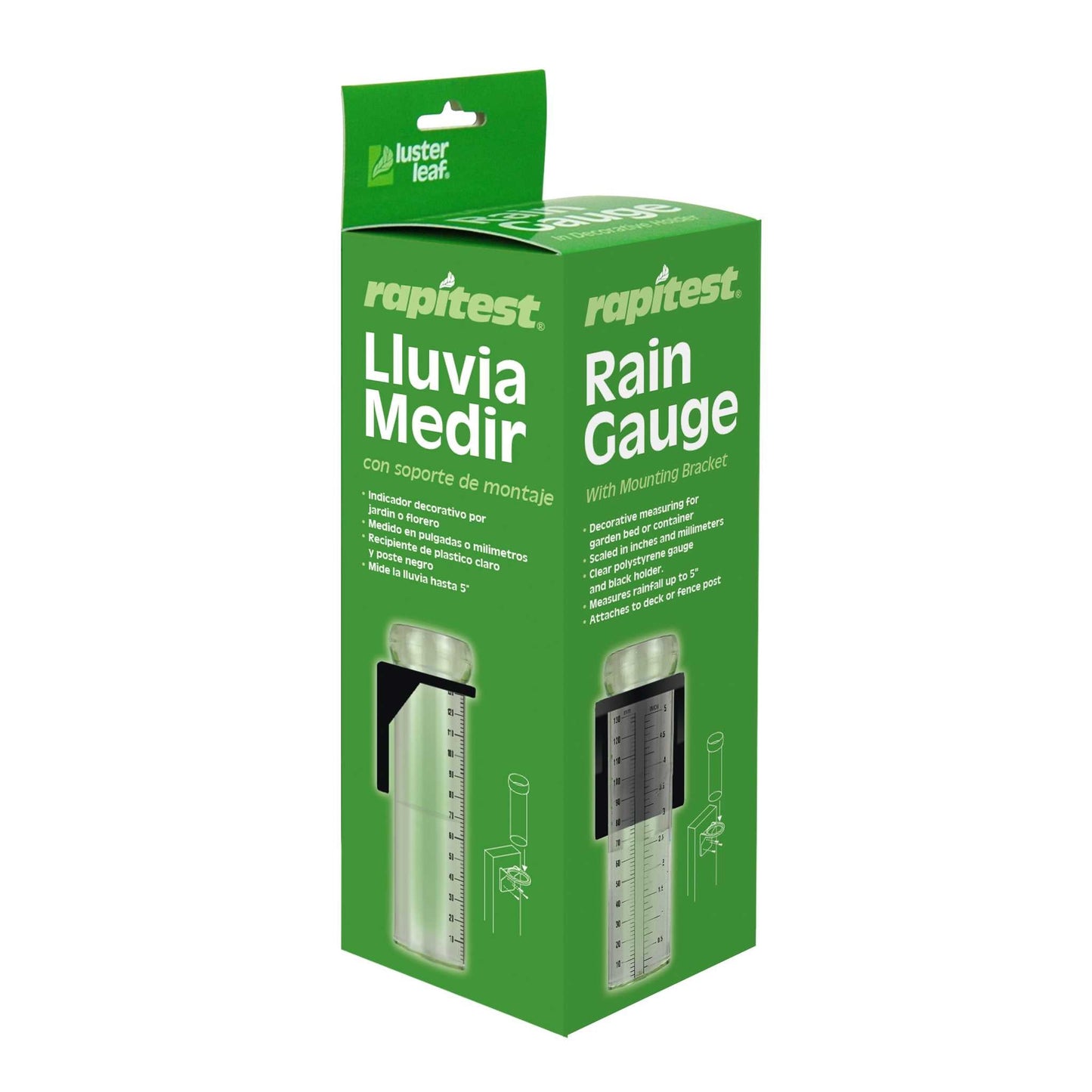 Luster Leaf Rapitest Rain Gauge with Bracket 1638 - Midwest Grow LLC