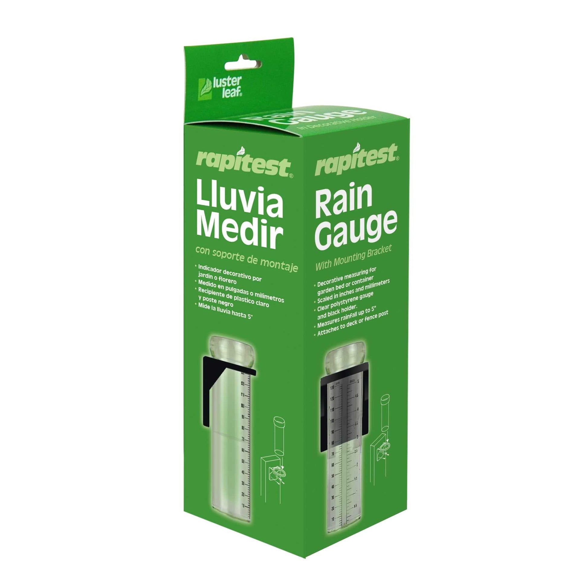 Luster Leaf Rapitest Rain Gauge with Bracket 1638 - Midwest Grow LLC