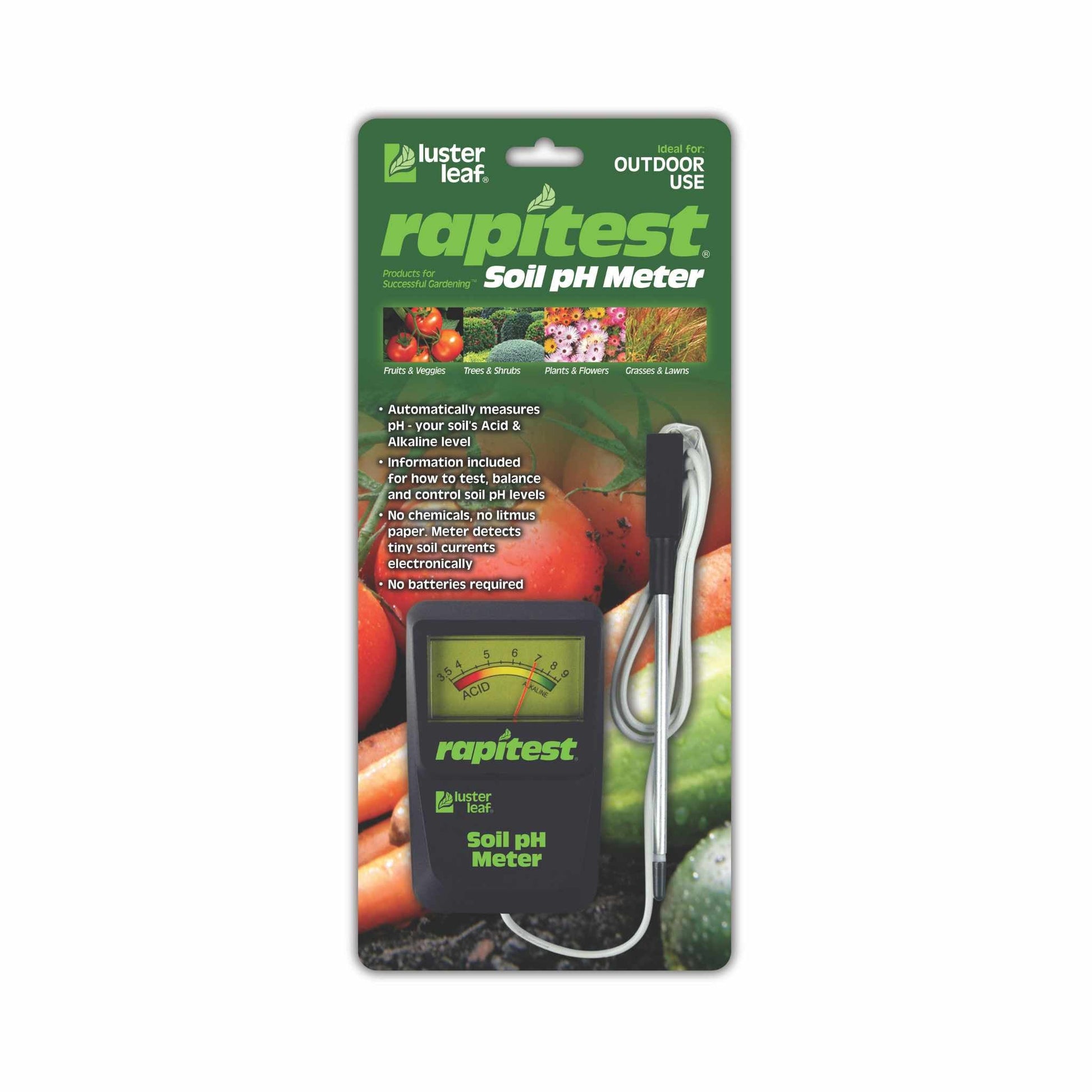 Luster Leaf Rapitest Soil pH Meter - Midwest Grow LLC