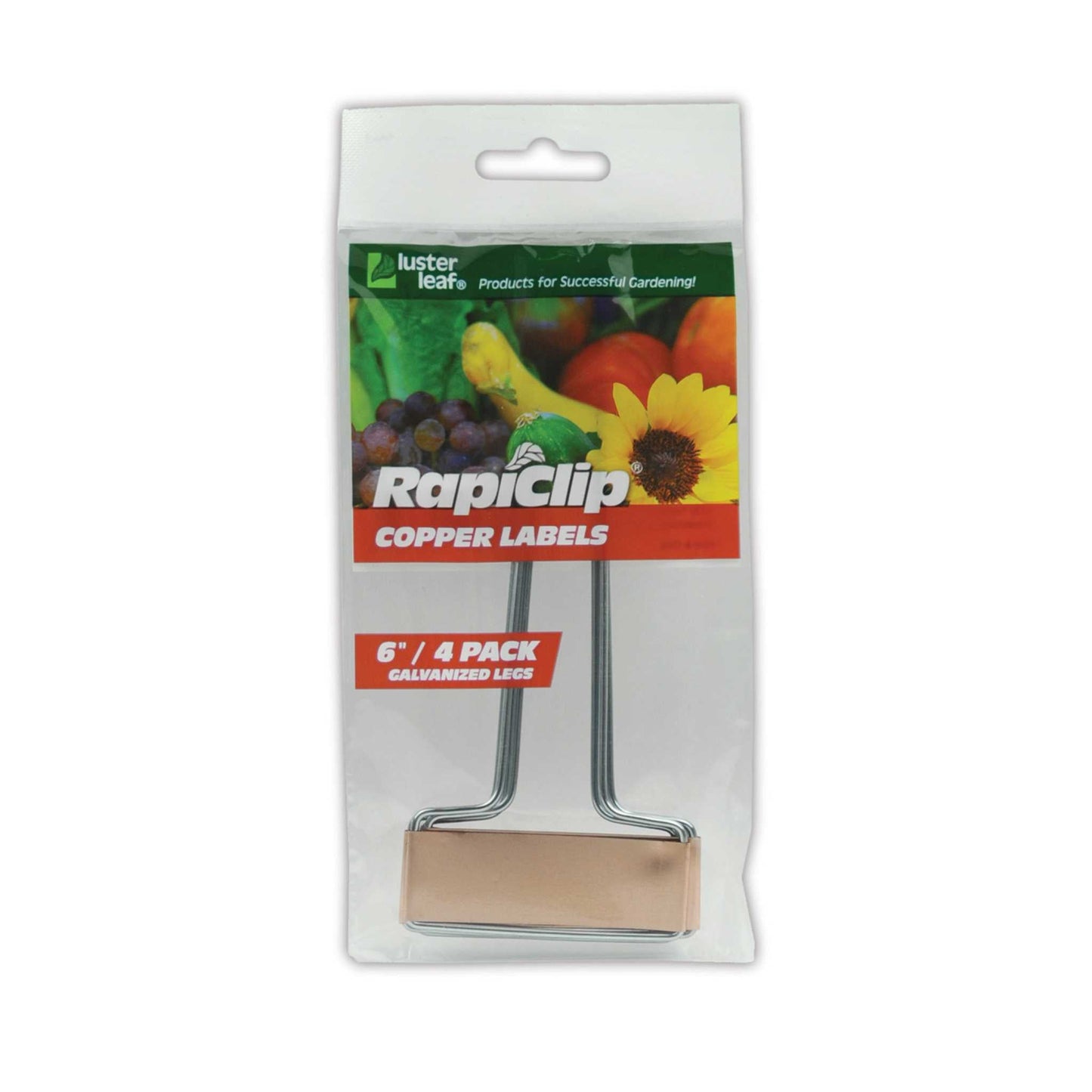Luster Leaf Rapiclip Premium 6" Plant Labels |Copper or Zinc - Midwest Grow LLC