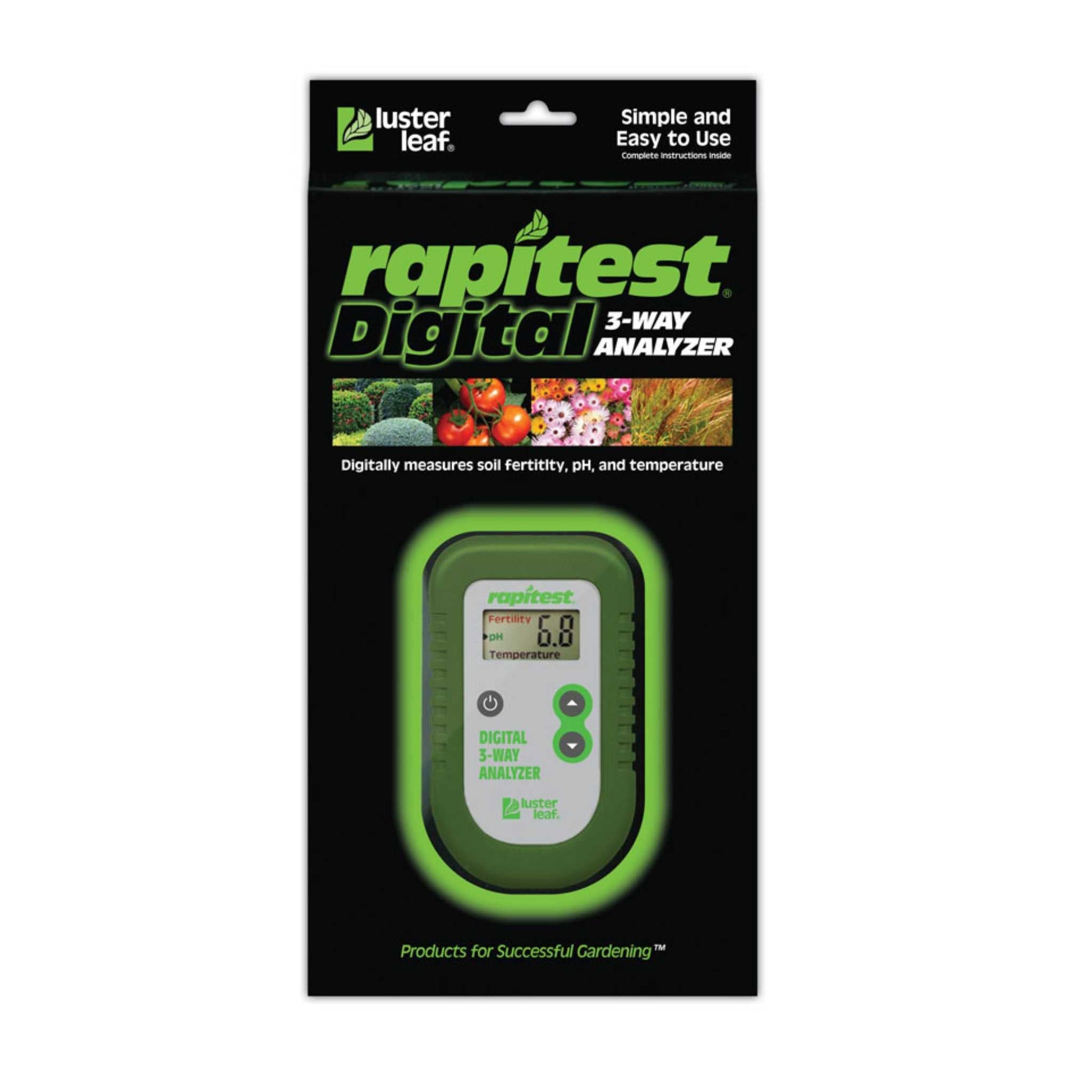 Luster Leaf Rapitest 3-Way Digital Analyzer 1836 - Midwest Grow LLC