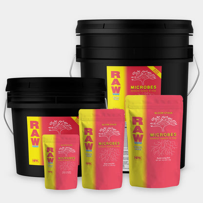 RAW Microbes Bloom Stage | Beneficial Bacteria & Fungi | Flower & Fruit Support - Midwest Grow LLC