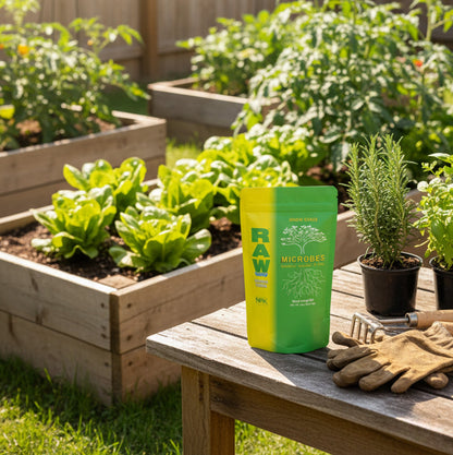 RAW Microbes Grow Stage | Beneficial Bacteria & Fungi | Root & Vegetative Support - Midwest Grow LLC