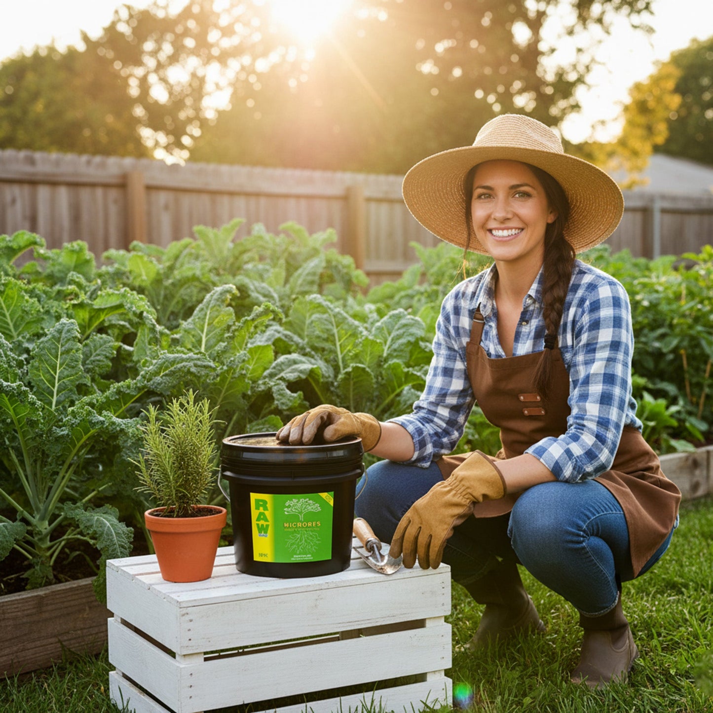 RAW Microbes Grow Stage | Beneficial Bacteria & Fungi | Root & Vegetative Support - Midwest Grow LLC