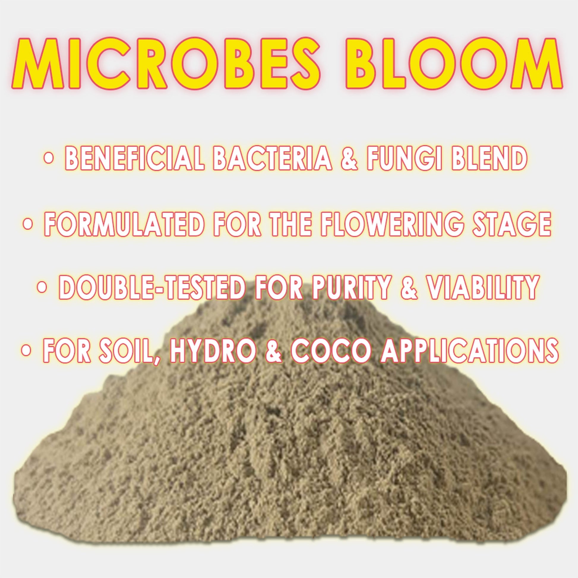RAW Microbes Bloom Stage | Beneficial Bacteria & Fungi | Flower & Fruit Support - Midwest Grow LLC