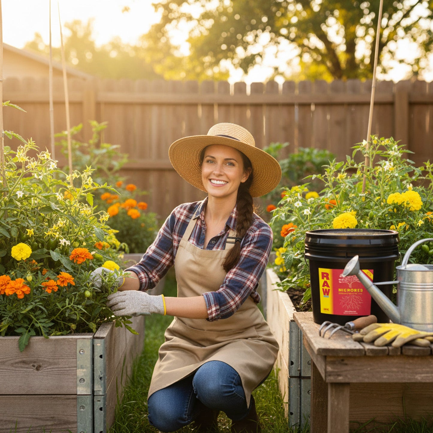 RAW Microbes Bloom Stage | Beneficial Bacteria & Fungi | Flower & Fruit Support - Midwest Grow LLC