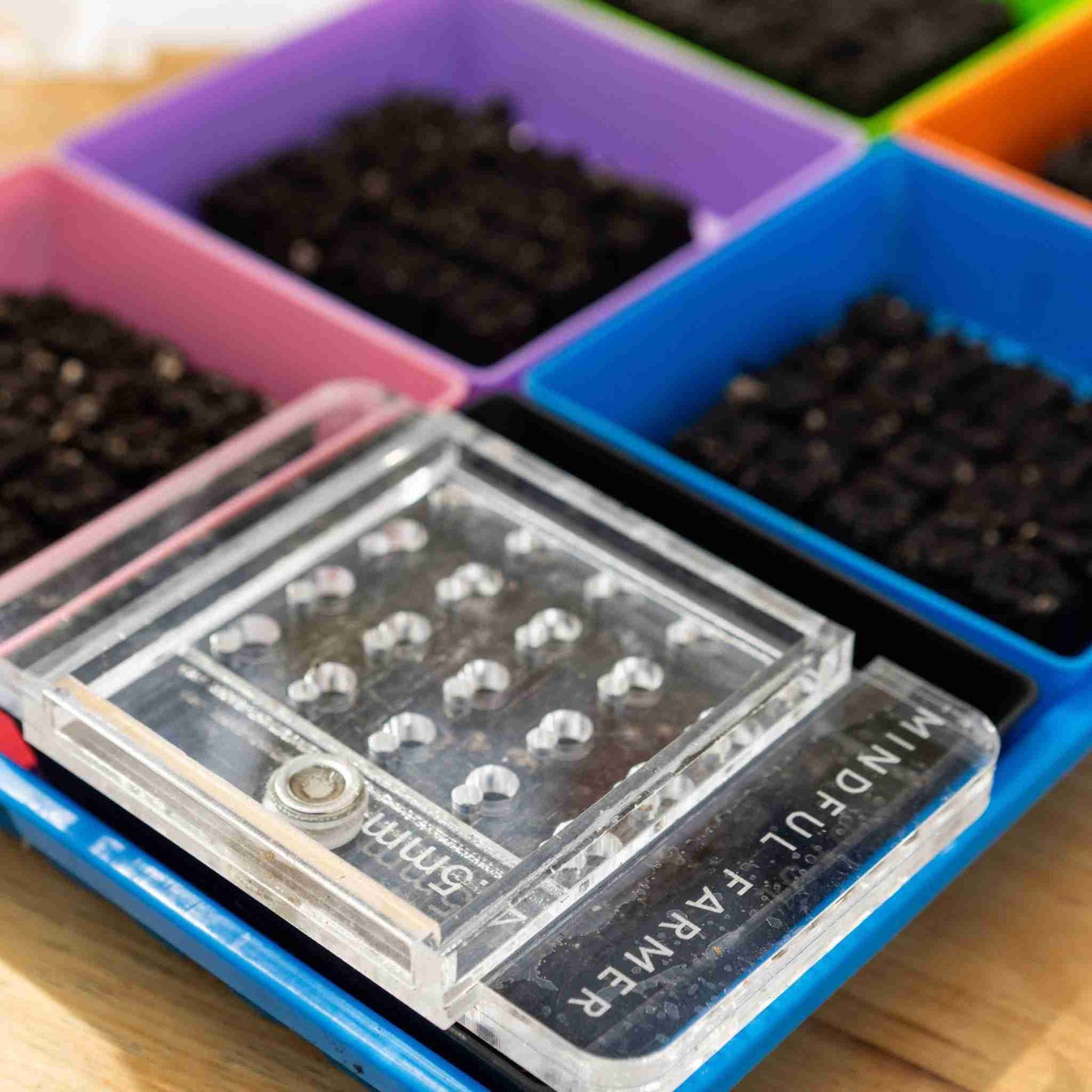 Soil Block Drop Seeder - Mini 20 - Complete Set | Mindful Farmer - Midwest Grow LLC