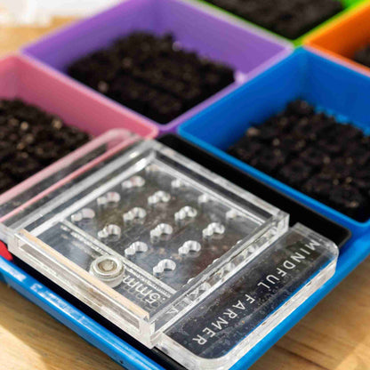 Soil Block Drop Seeder - Mini 20 - Complete Set | Mindful Farmer - Midwest Grow LLC