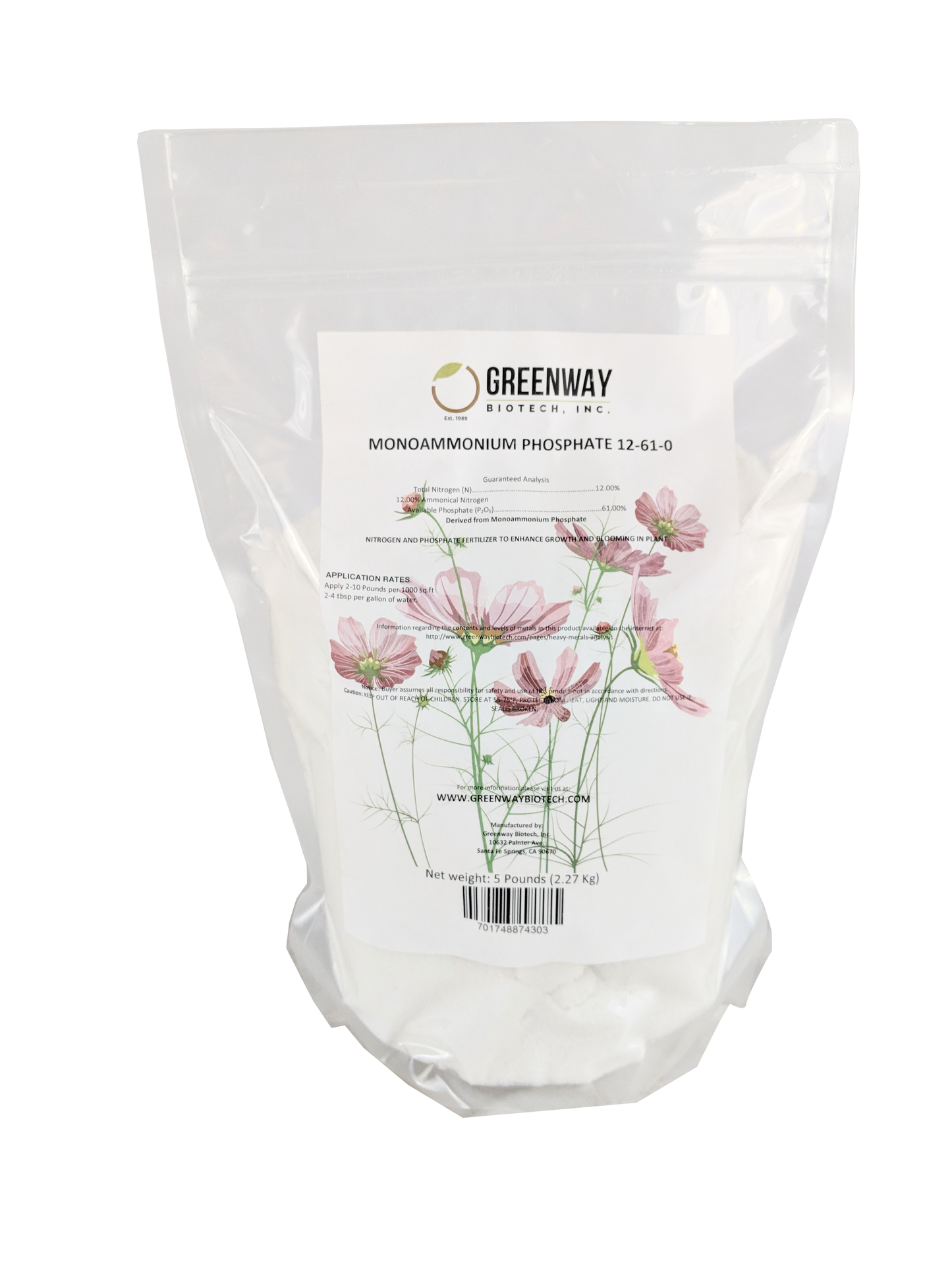 Monoammonium Phosphate Fertilizer 12-61-0 - Midwest Grow LLC