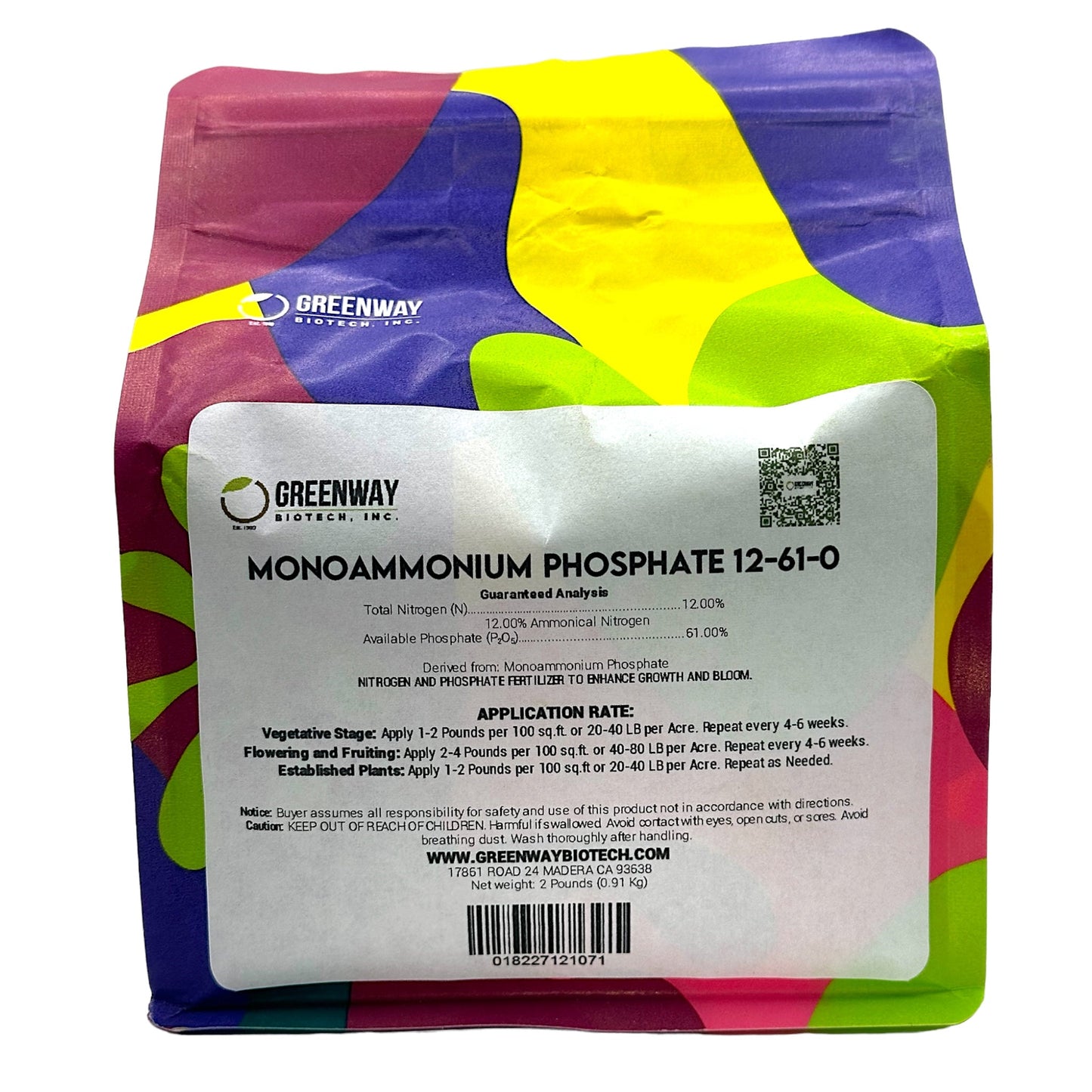 Monoammonium Phosphate Fertilizer 12-61-0 - Midwest Grow LLC