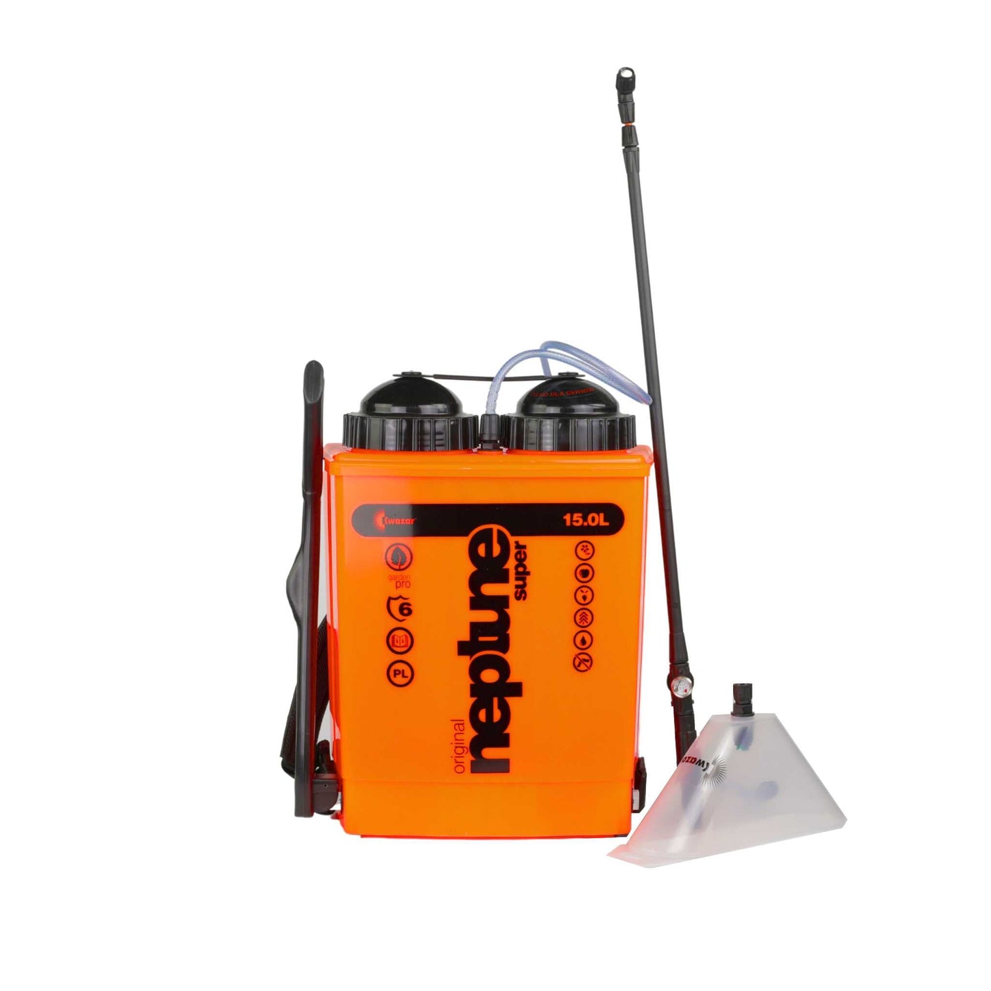 Kwazar Neptune Commercial 15L Backpack Sprayer | Manual & Electric Options - Midwest Grow LLC