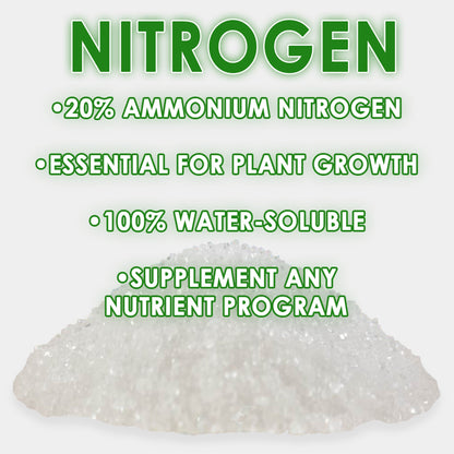 RAW Nitrogen | 20% Ammonium Nitrogen | Water-Soluble Supplement - Midwest Grow LLC