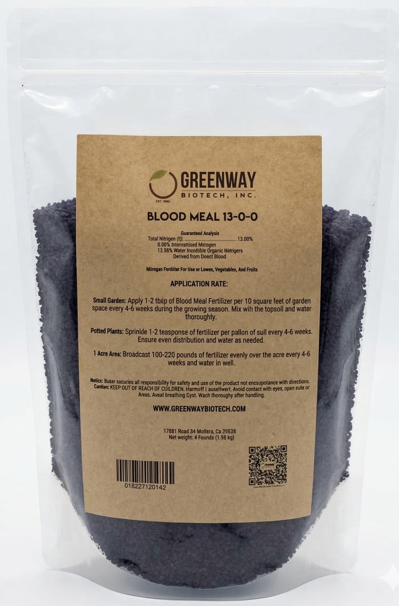 Organic Blood Meal Fertilizer 13-0-0 - Midwest Grow LLC